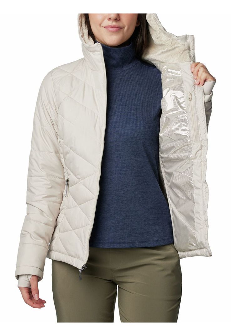 Parka Mujer Heavenly Hooded Beige-4