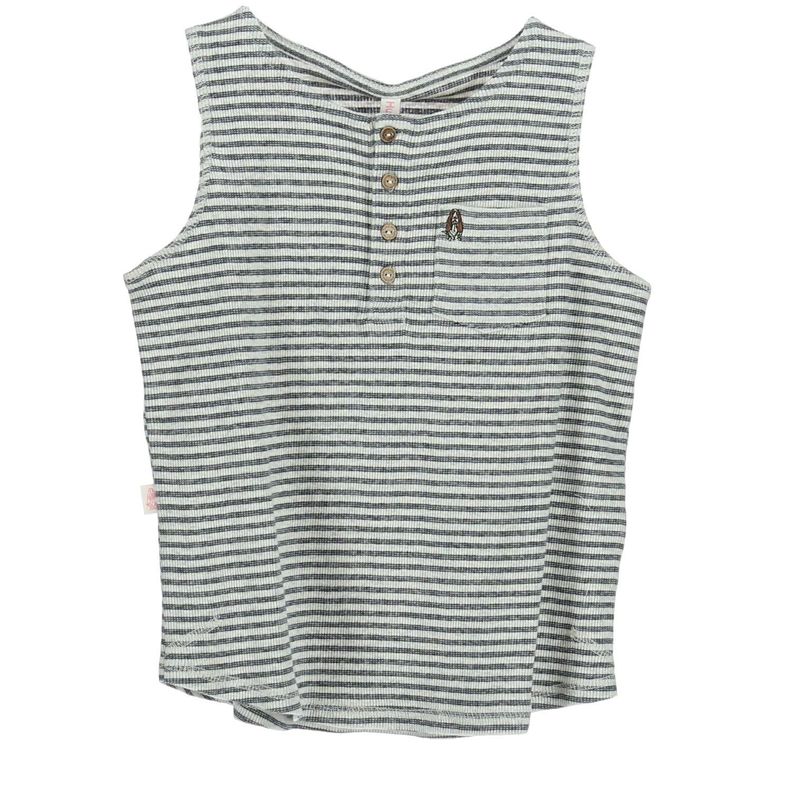 Polera Algodon Luisa Azul