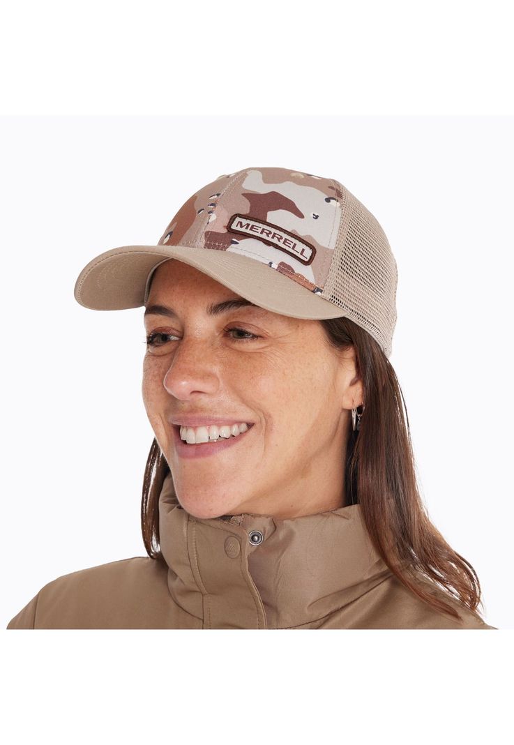 Jockey Unisex Camo Trucker Cap Crema-0