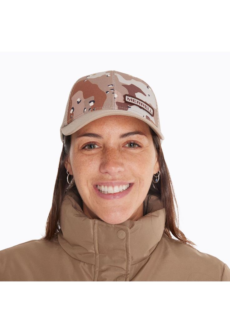Jockey Unisex Camo Trucker Cap Crema-1