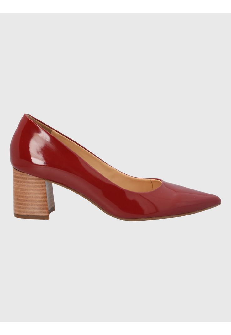 Zapato Cuero Rojo Mujer Nora -1
