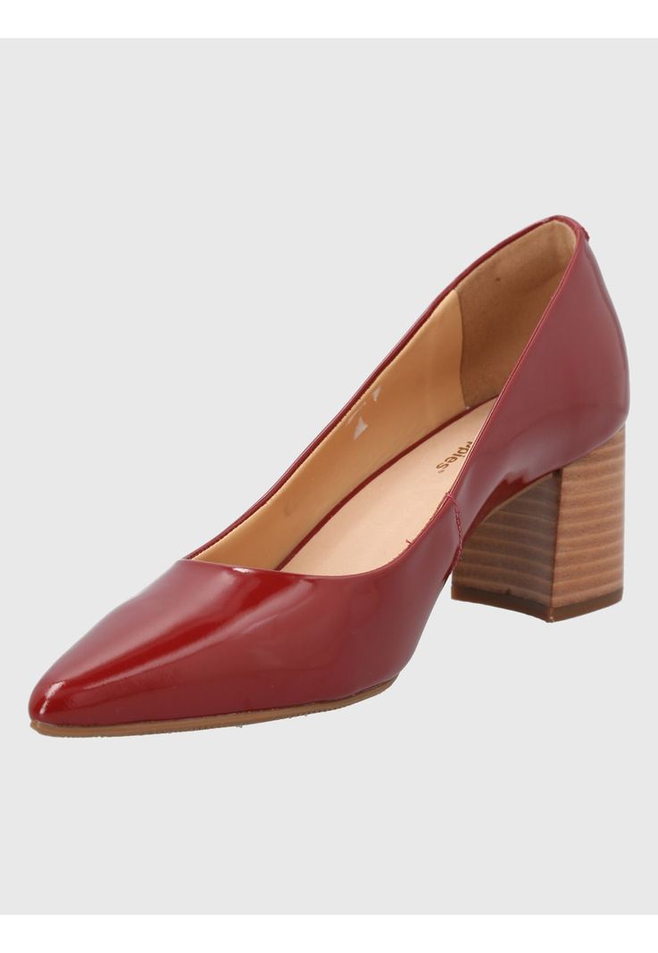 Zapato Cuero Rojo Mujer Nora -3