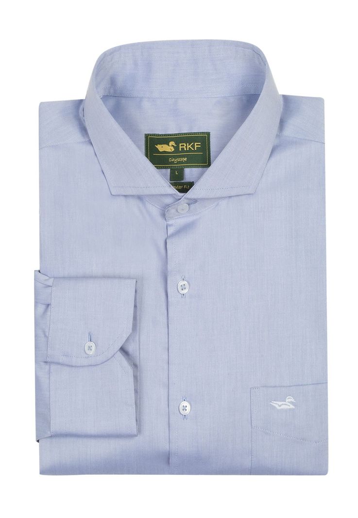 Camisa Casual Easylife Hombre Solid Azul-0