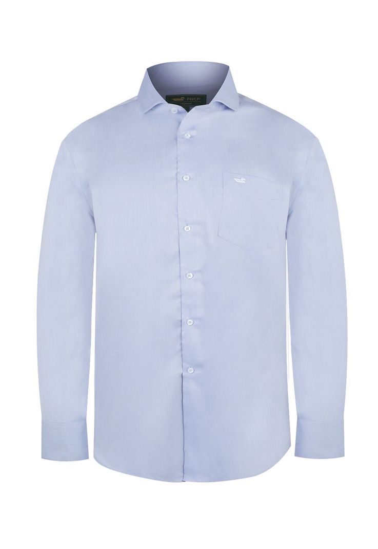 Camisa Casual Easylife Hombre Solid Azul-1