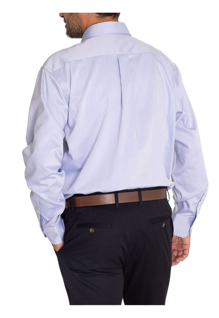 Camisa Casual Easylife Hombre Solid Azul-8