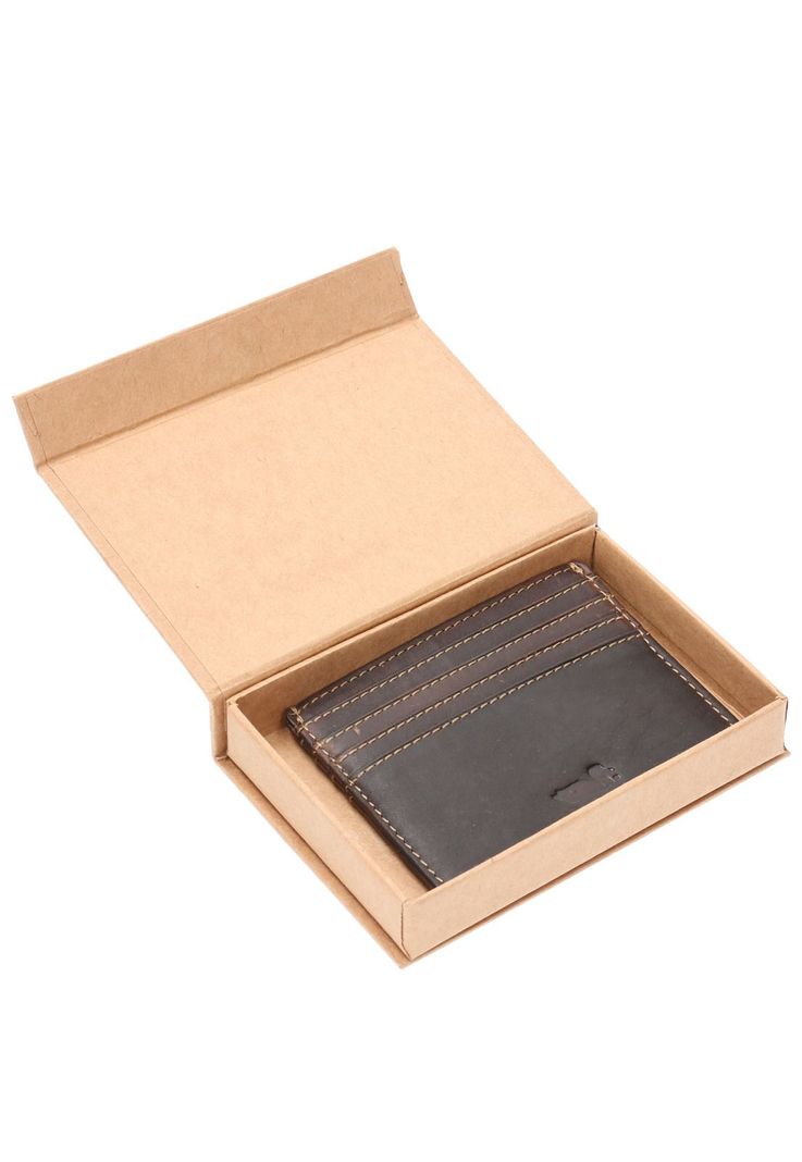 Tarjetero Cuero Hombre TC 4Cardholder Café-2