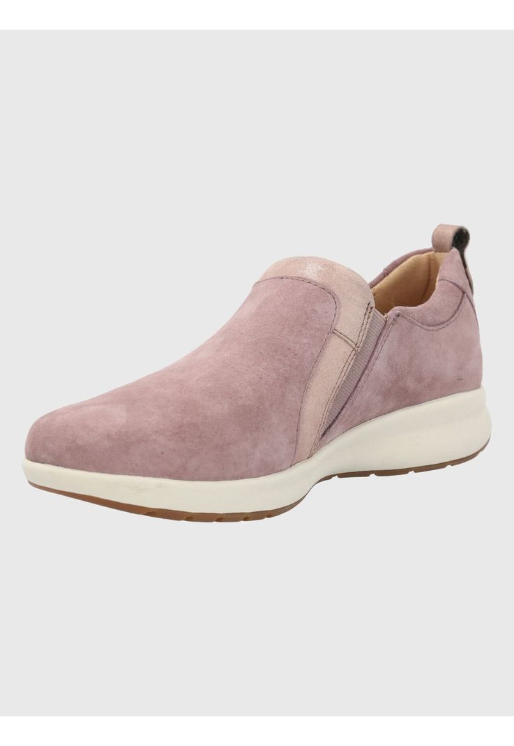 Zapato Cuero Rosado Mujer Spinal Slip On -3