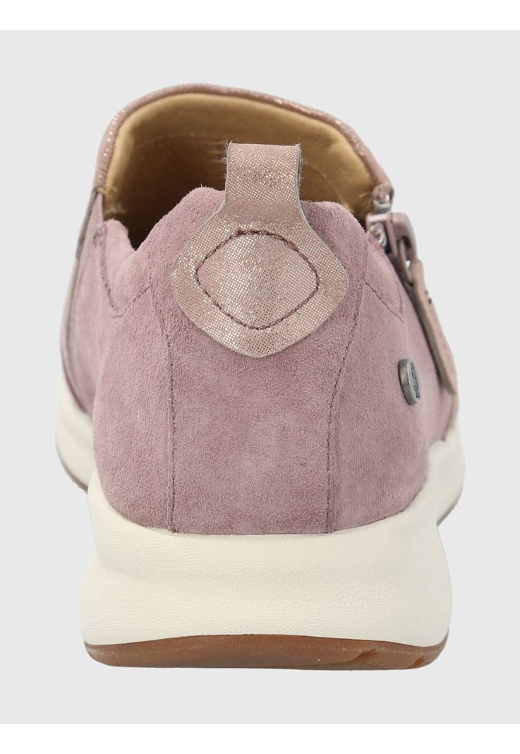 Zapato Cuero Rosado Mujer Spinal Slip On -5