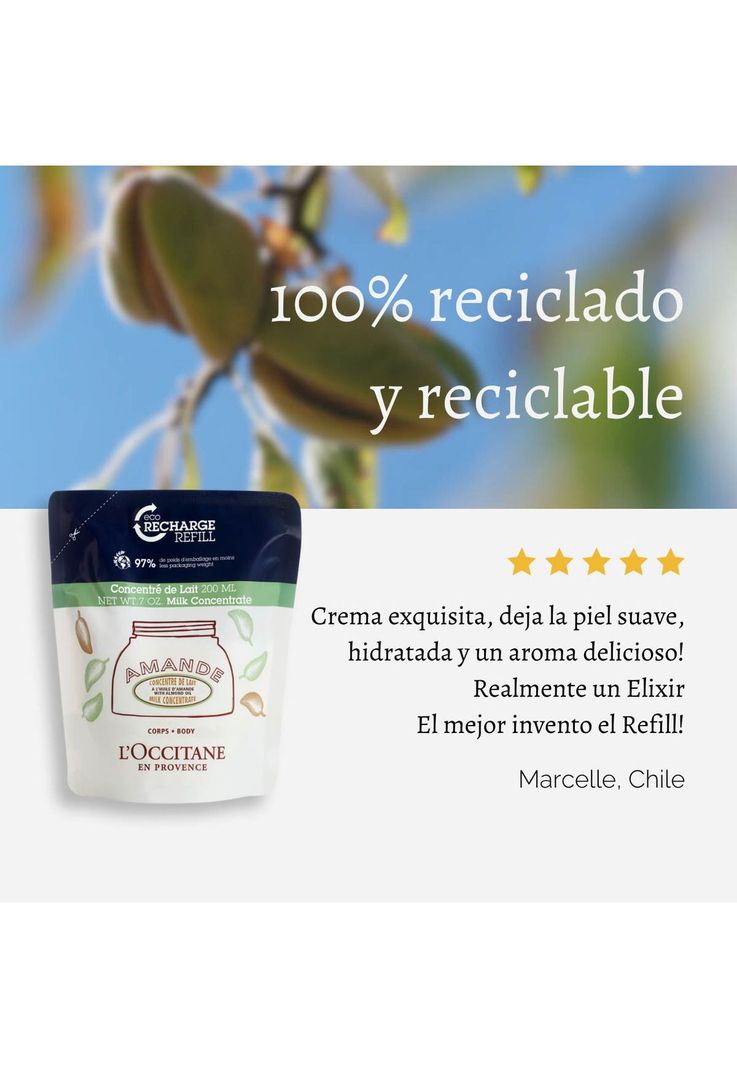 Refill Concentrado Reafirmante de Cuerpo Almendra 200ml-5