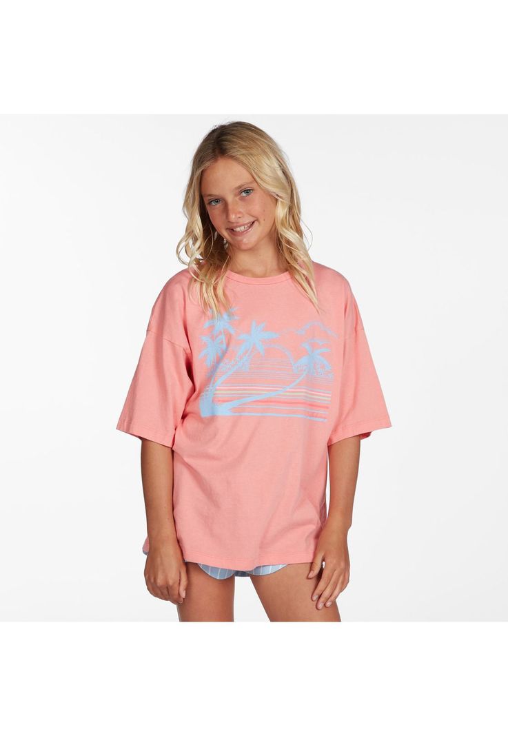 Polera M/C Niña Cool Summer Rosa-0