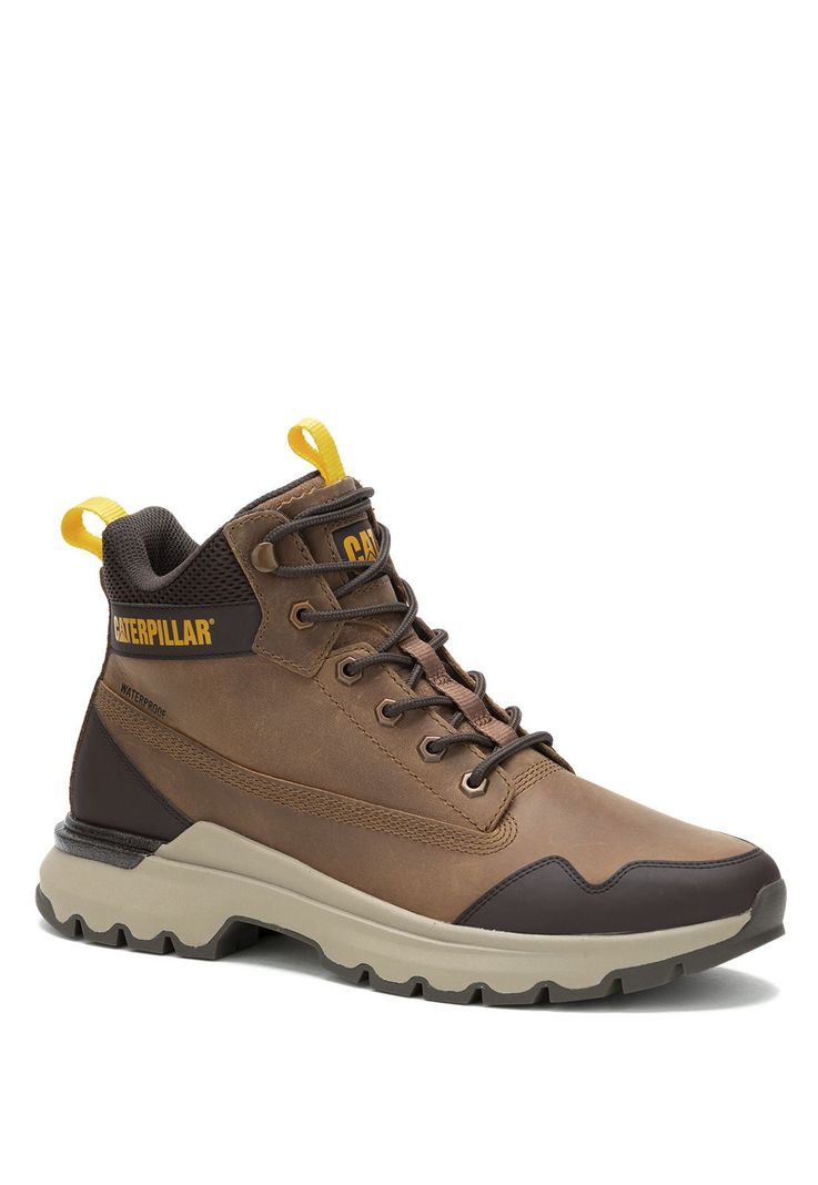 Zapatilla Con Caña Gamuza Hombre Colorado Wp Café-0