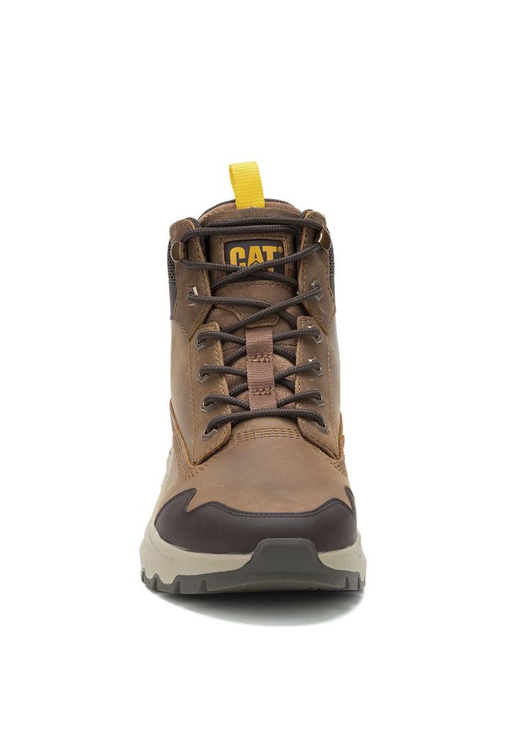 Zapatilla Con Caña Gamuza Hombre Colorado Wp Café-4