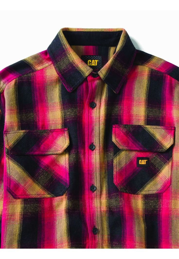 Chaqueta Buffalo Check Hombre Roja-1