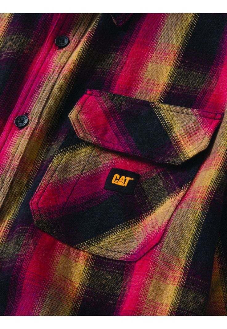 Chaqueta Buffalo Check Hombre Roja-3