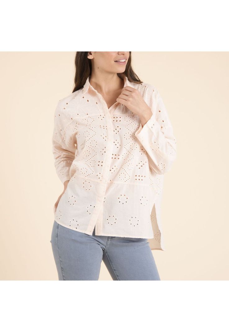 Blusa Algodón Orgánico Mujer Aruba Nude-1