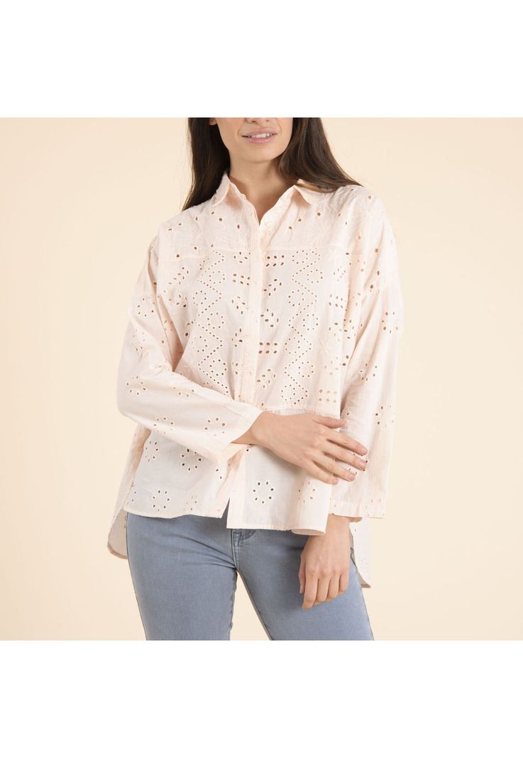 Blusa Algodón Orgánico Mujer Aruba Nude-2