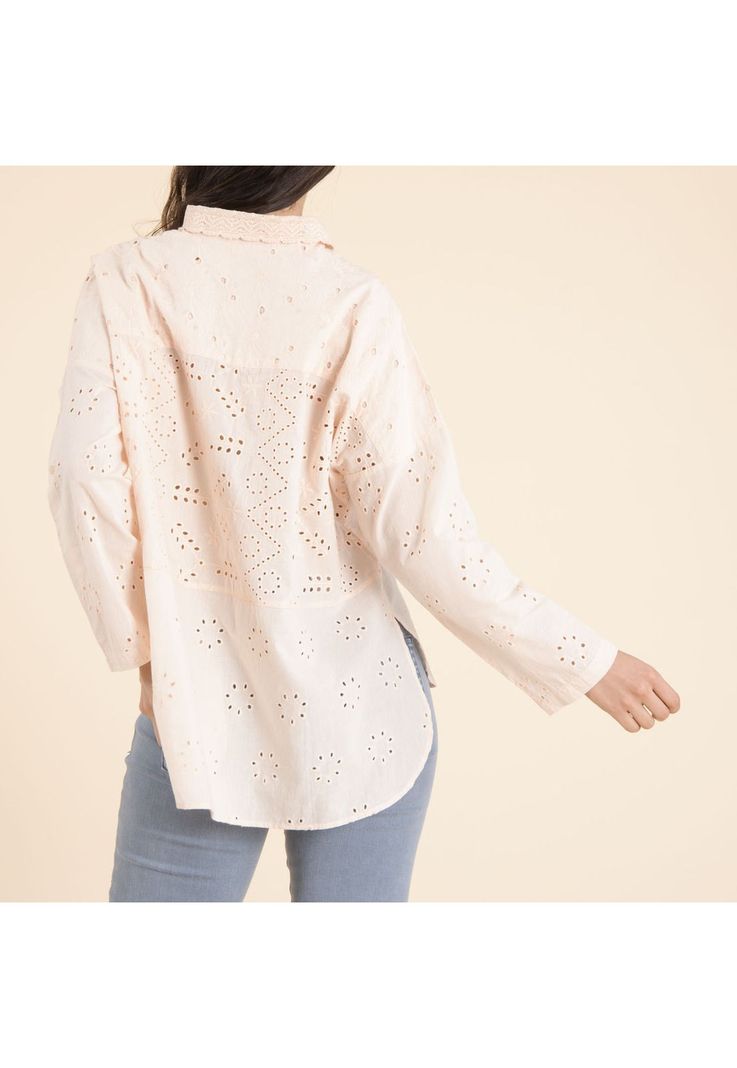 Blusa Algodón Orgánico Mujer Aruba Nude-3