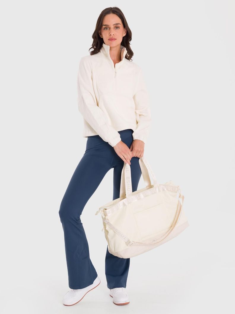 Polar Mujer Mid Zip Blanco