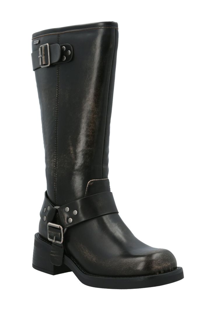 Bota Moulins Mujer Negro-0