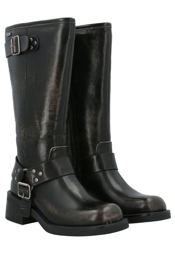 Bota Moulins Mujer Negro-7