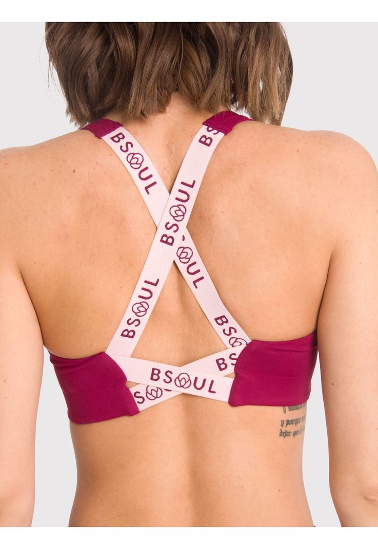 Peto deportivo Mujer Rose Burdeo-1