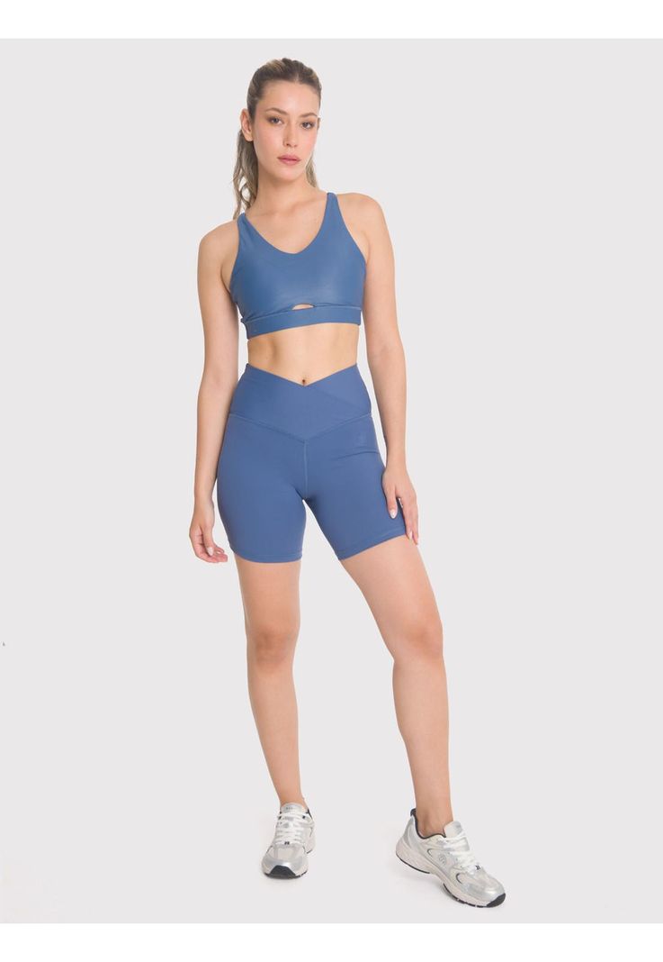 Calza Biker Mujer Livia Azul-0