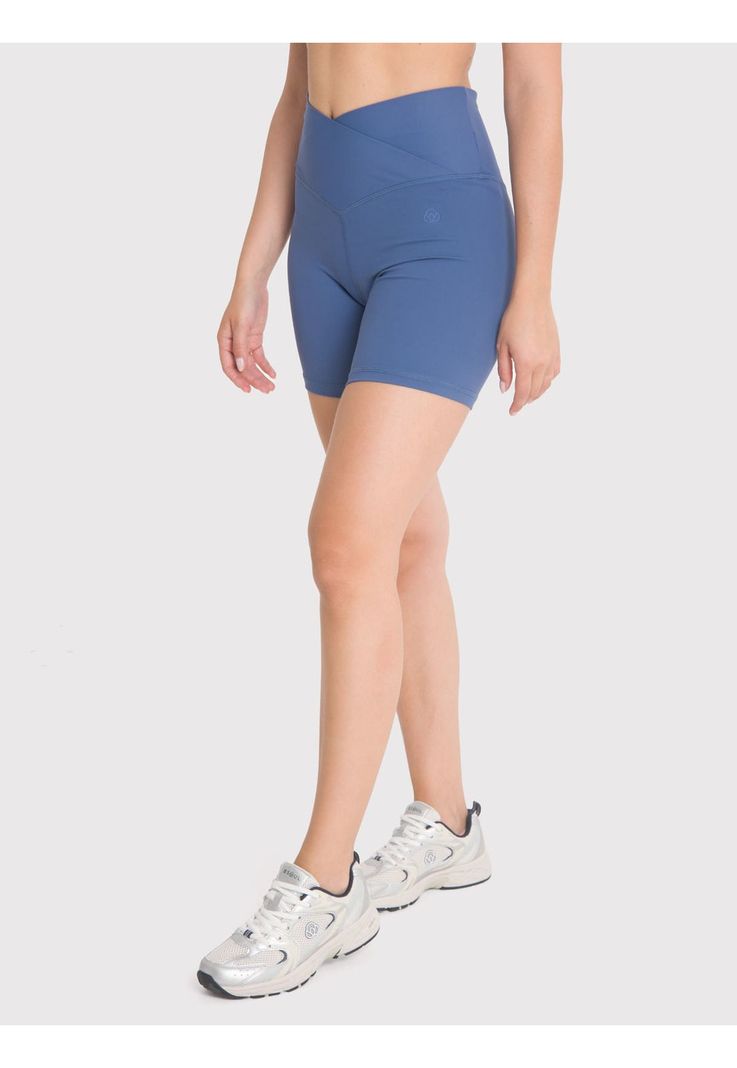 Calza Biker Mujer Livia Azul-1