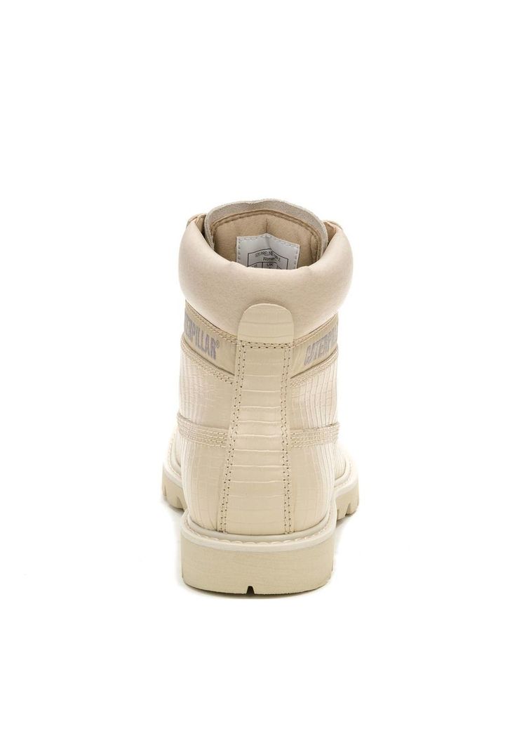 Botin Cuero Mujer Colorado Beige-5