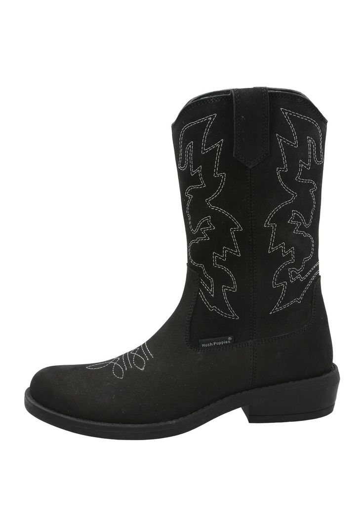 Bota Cuero Niña New Texas Negro-5