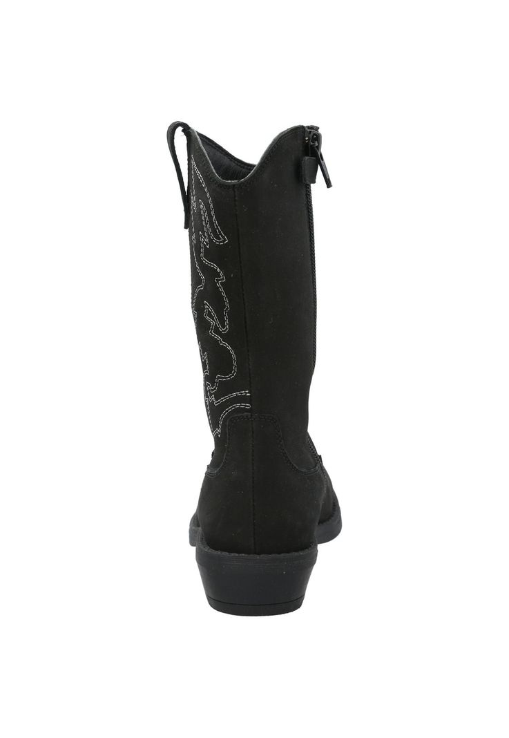Bota Cuero Niña New Texas Negro-6