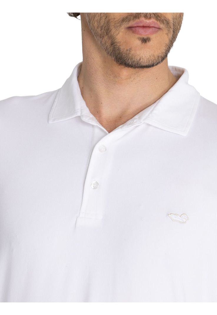 Polera Fibras Recicladas Blanco Frateli Hombre -6
