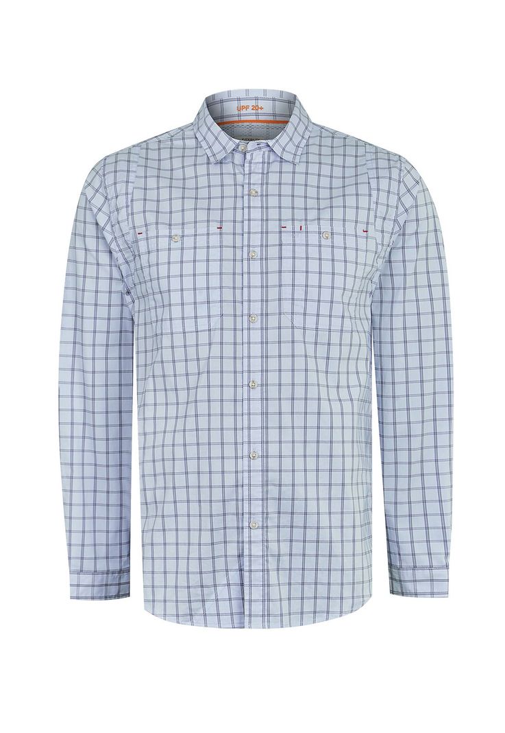 Camisa UPF Azul Atacama Hombre -0