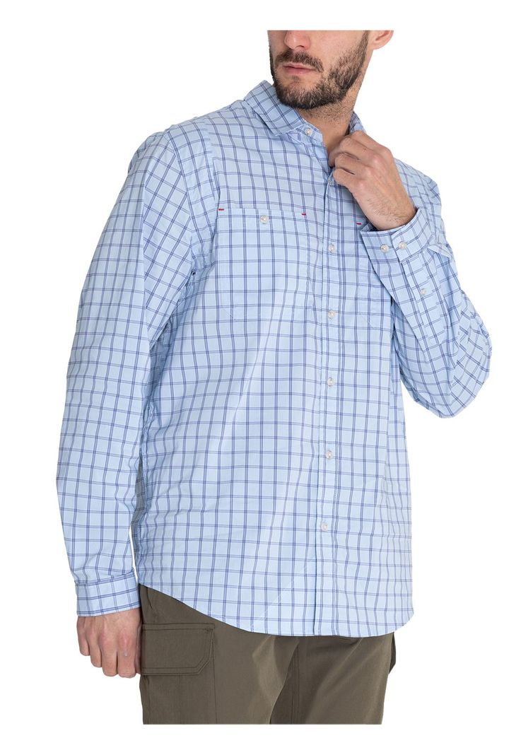 Camisa UPF Azul Atacama Hombre -4