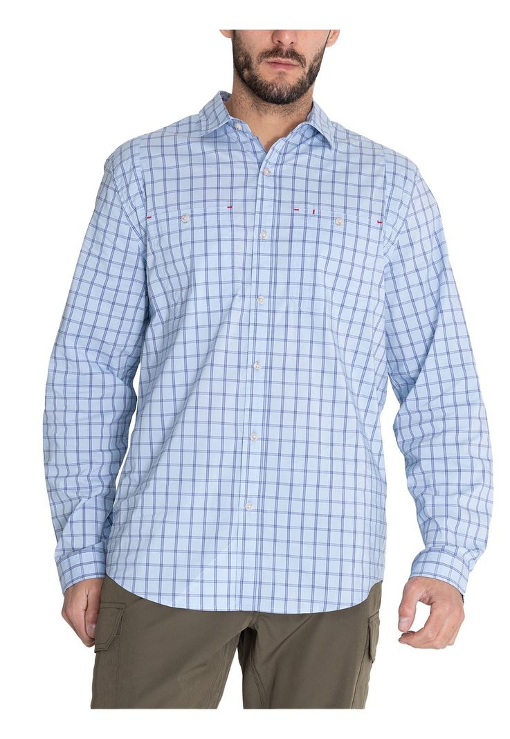 Camisa UPF Azul Atacama Hombre -5