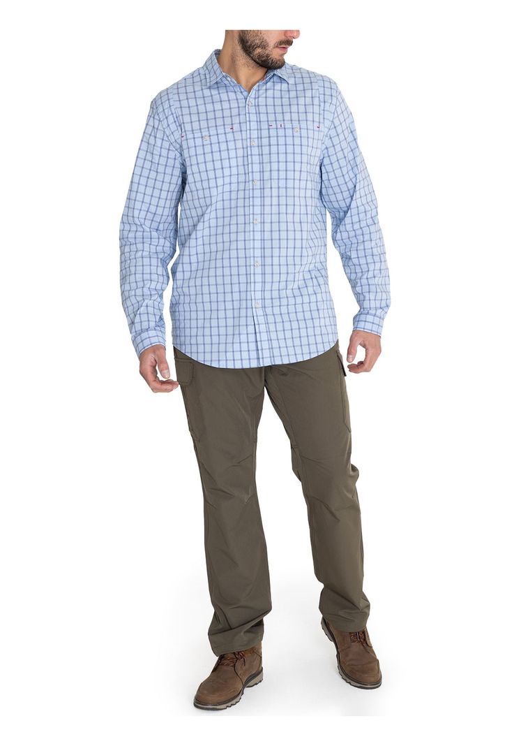 Camisa UPF Azul Atacama Hombre -9