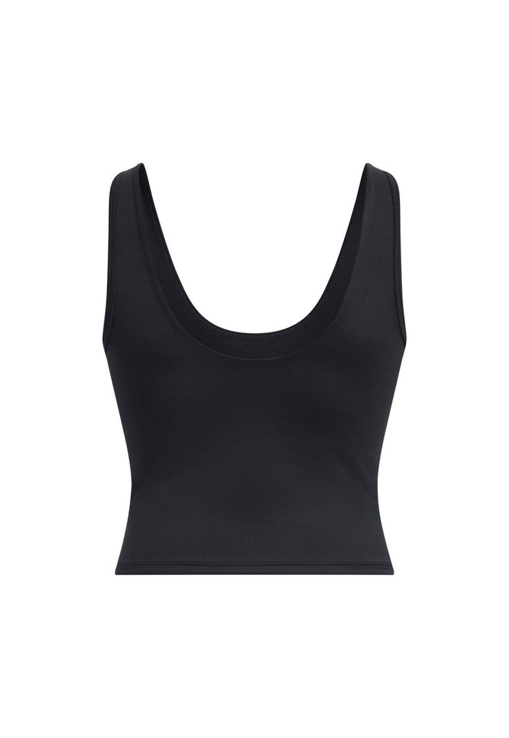 Polera sin mangas Motion para mujer Negro-1