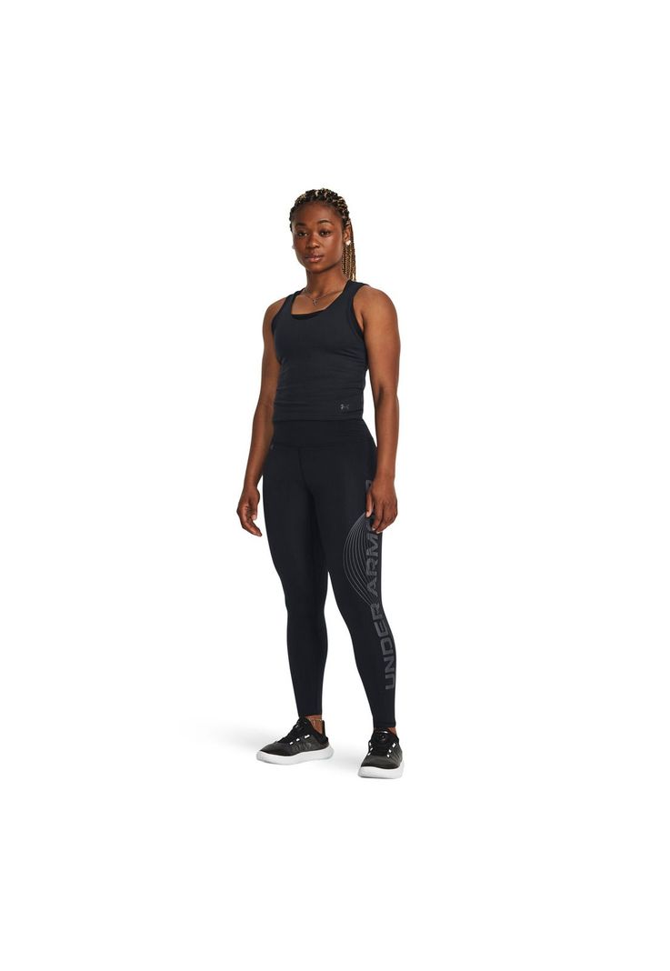 Polera sin mangas Motion para mujer Negro-5