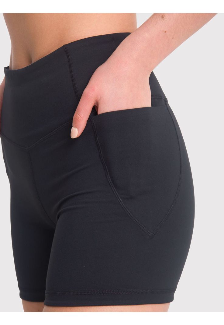 Short deportivo Mujer Elba Negra-5