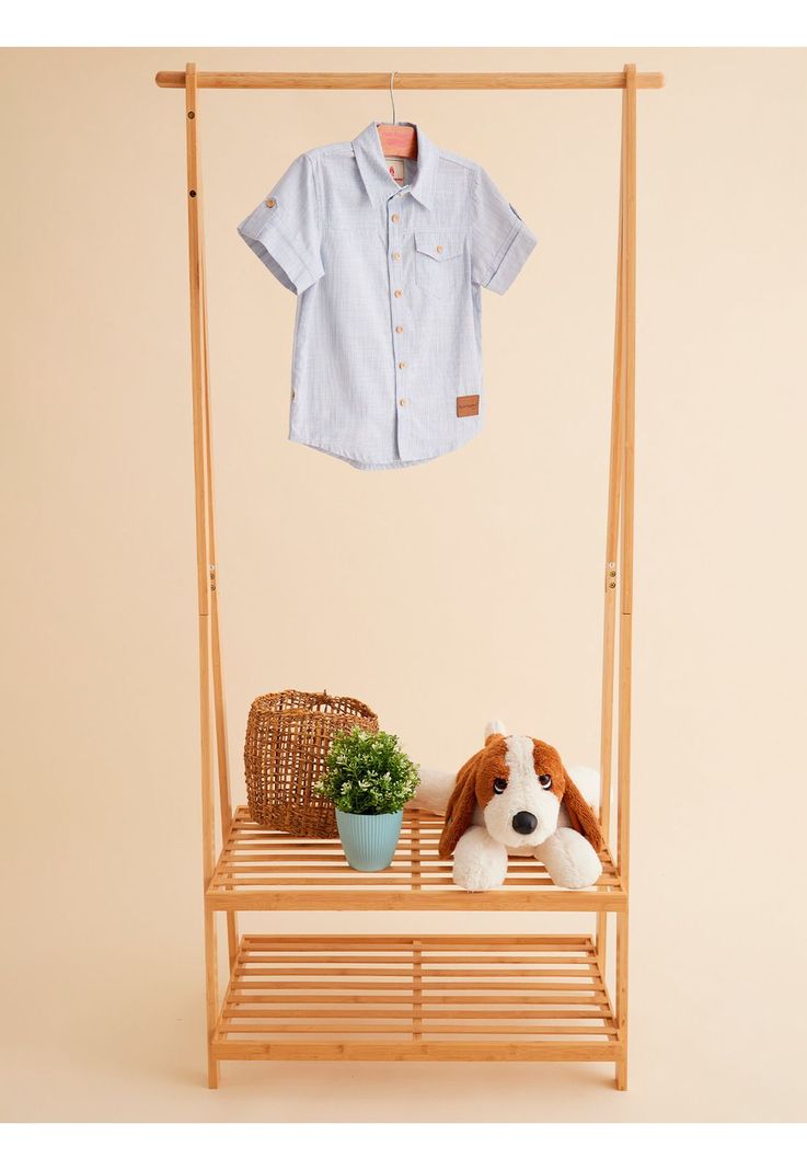 Camisa Niño Stripes Gris-4