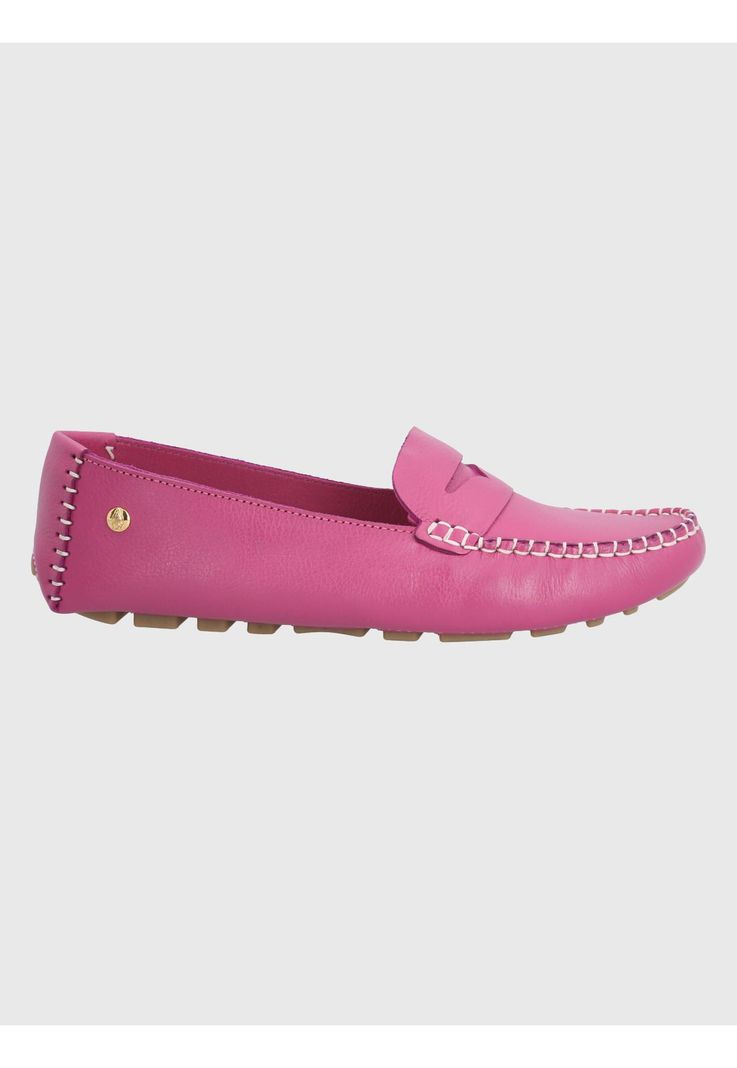 Mocasín Cuero Fucsia Mujer Domaso -1
