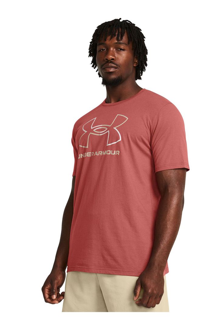 Polera Manga Corta Foundation Hombre Rojo-3