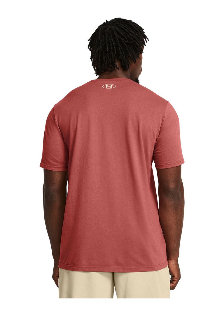 Polera Manga Corta Foundation Hombre Rojo-4