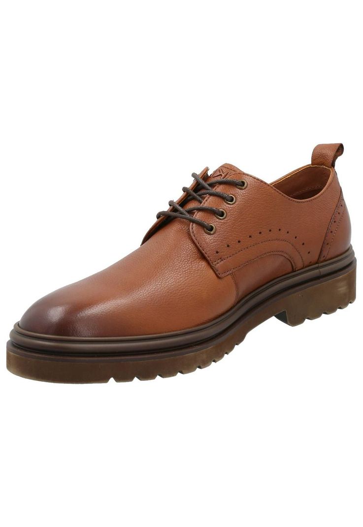 Zapato Cuero Hombre Alkun II Café-4