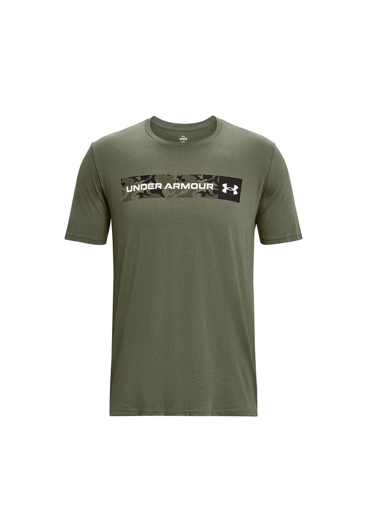 Polera Manga Corta UA para Hombre Verde-0