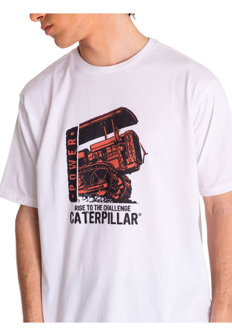 Polera Manga Corta Hombre Hs Traditi Graph11 Blanco-4