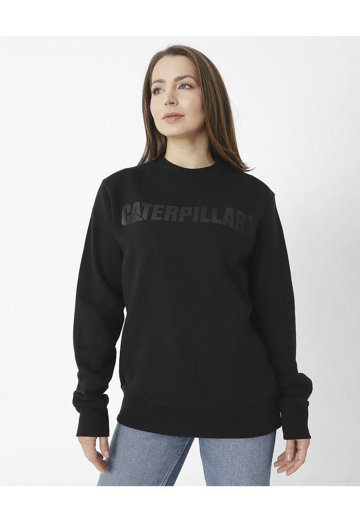Polerón Caterpillar Logo Cre Negro Unisex-3