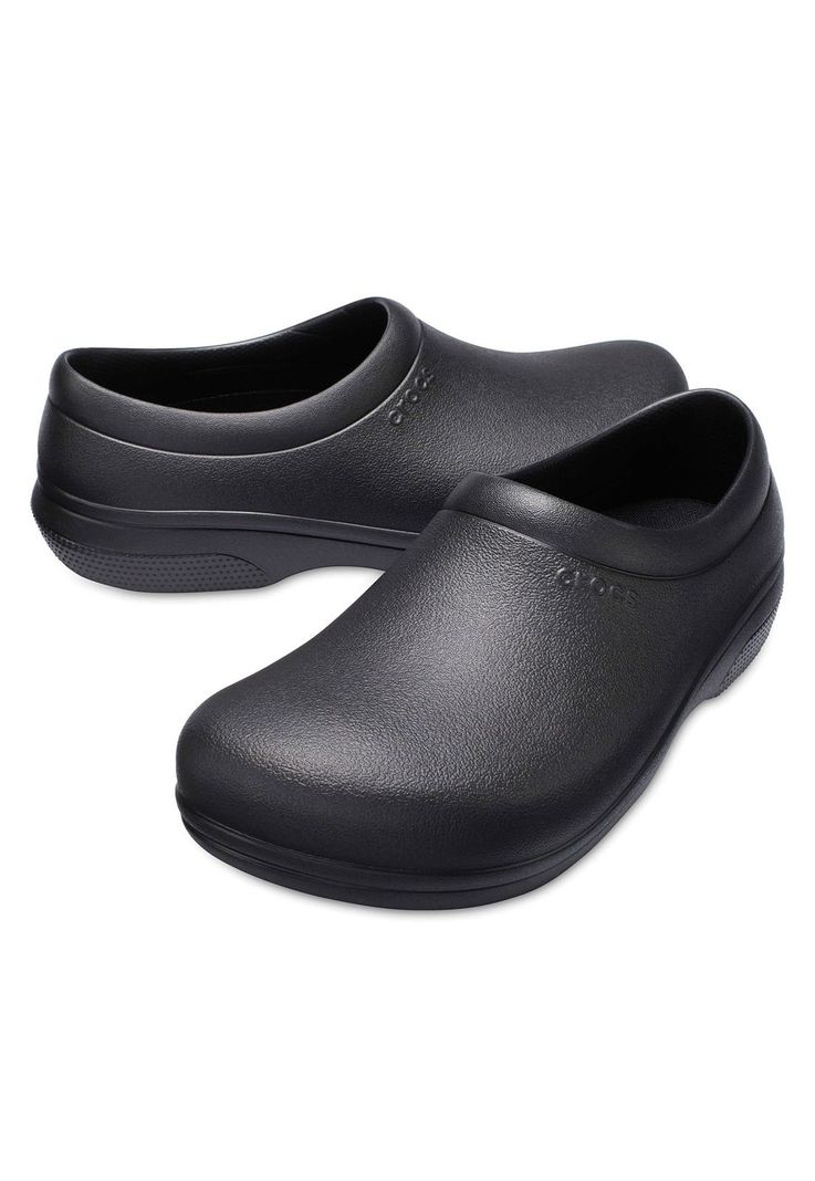Zueco Crocs Hombre On The Clock Slip On Negro-1