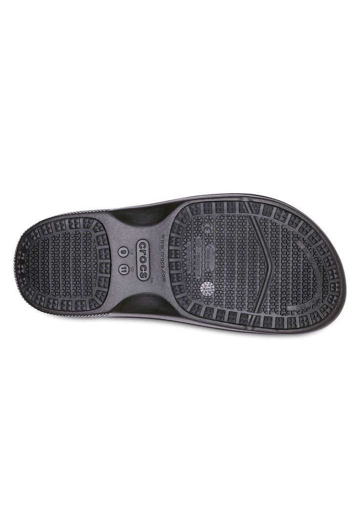 Zueco Crocs Hombre On The Clock Slip On Negro-4