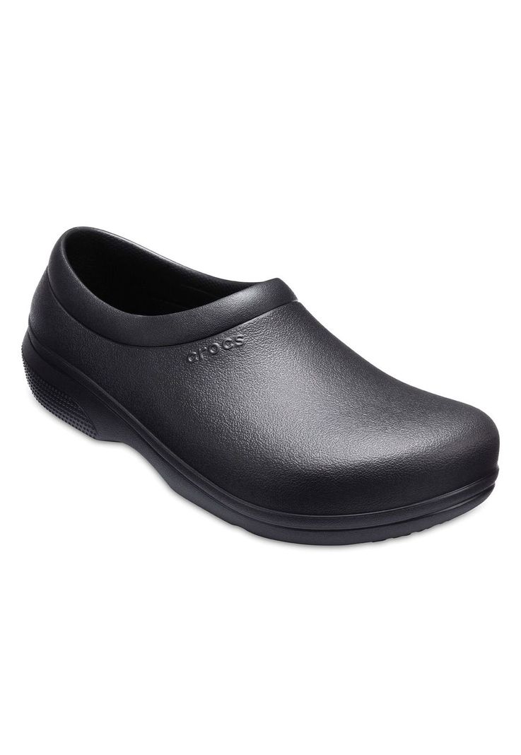 Zueco Crocs Hombre On The Clock Slip On Negro-5