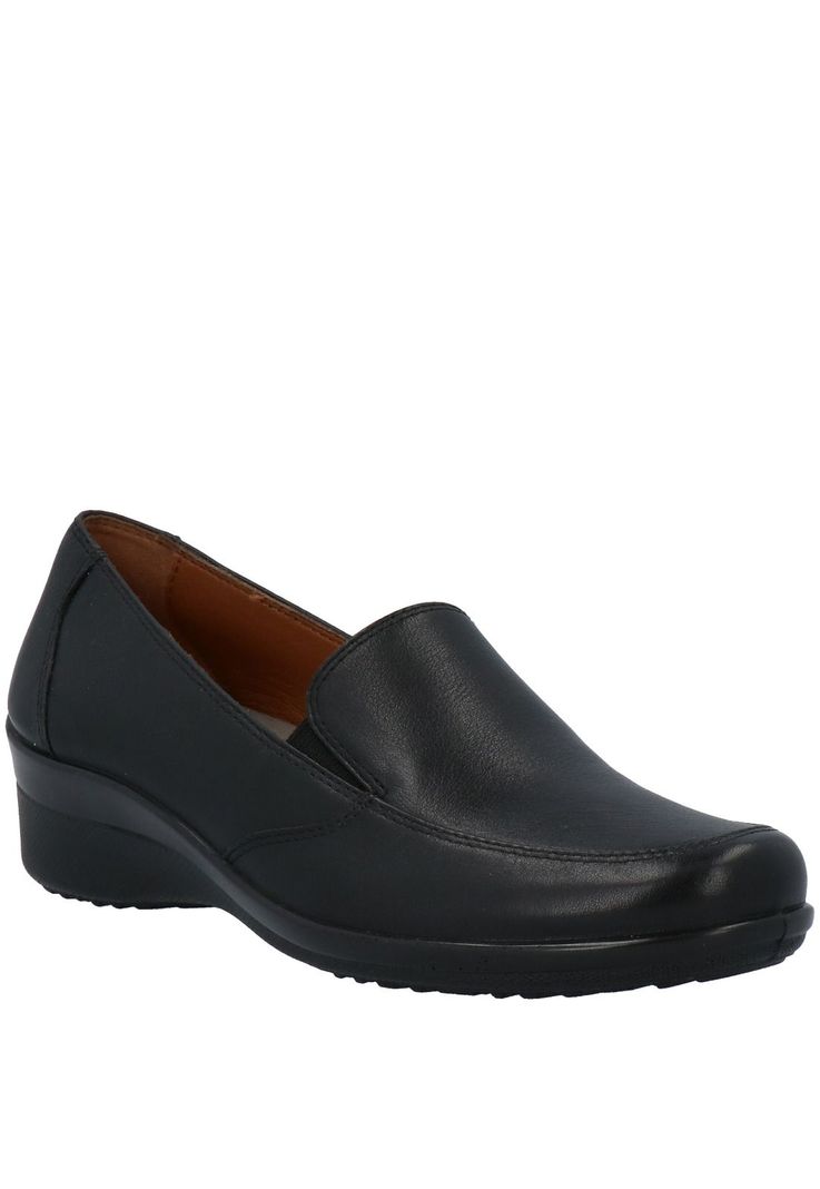 Slip On Cuero Mujer Kala Slip On Negro-0